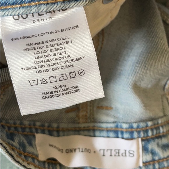 SOLD ~ Spell X Outland Denim Classic Wide Leg - Picture 5 of 5